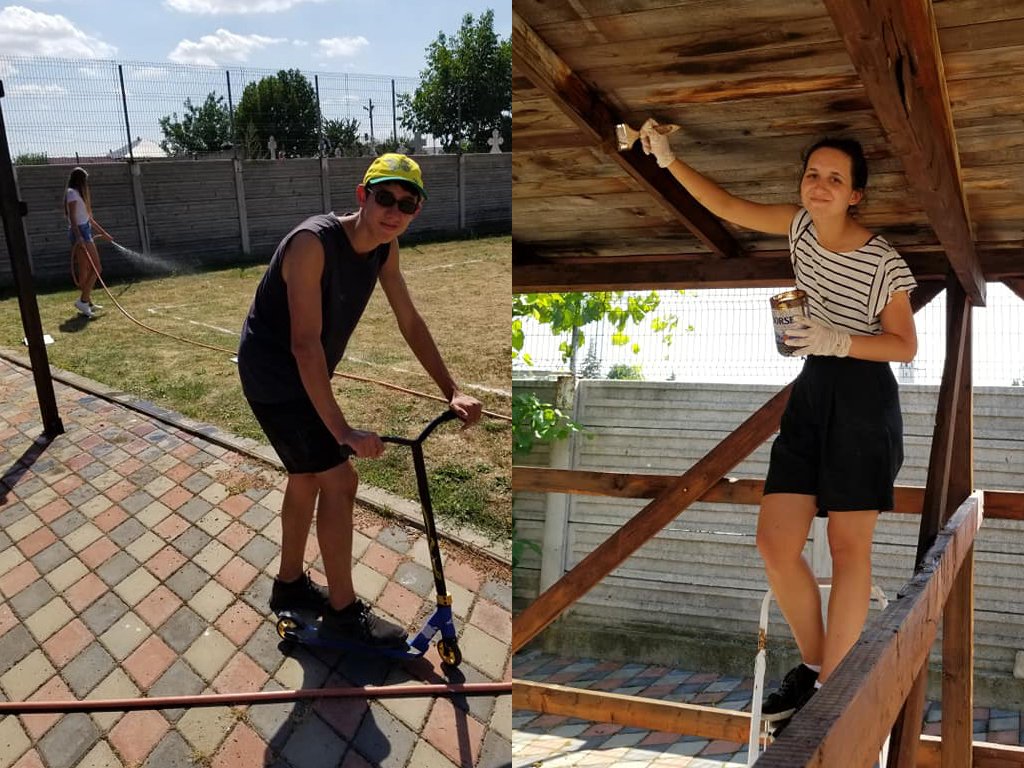In Romania un gruppo di giovani volontari è stato impegnato nei lavori di restauro e manutenzione del Centro Giovanile "San Giuseppe".