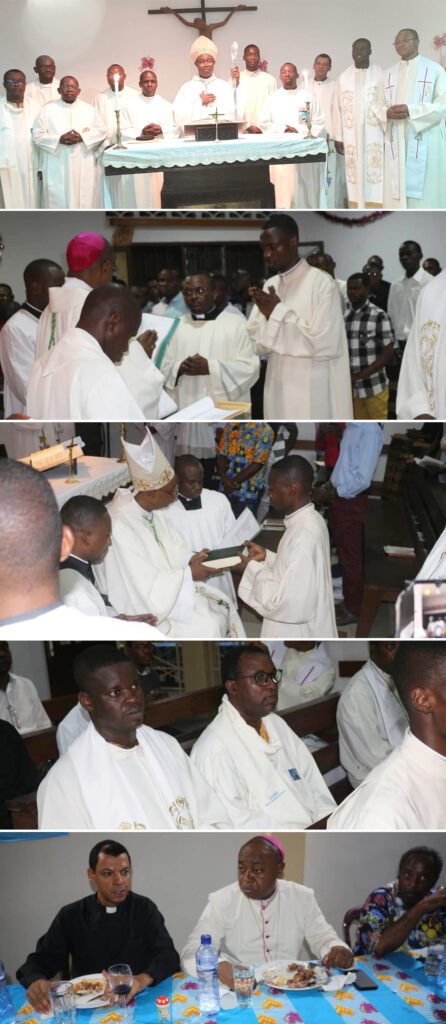Venerdì 13 novembre, durante la Santa Messa celebrata nella Cappella del Seminario Cavanis a Kinshasa, il nuovo vescovo ausiliare Monsignor Vincent TSOMBA, ha conferito il ministero di lettorato al religioso Yannick MUTEBA KALALA.