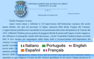 Lettera Circolare.