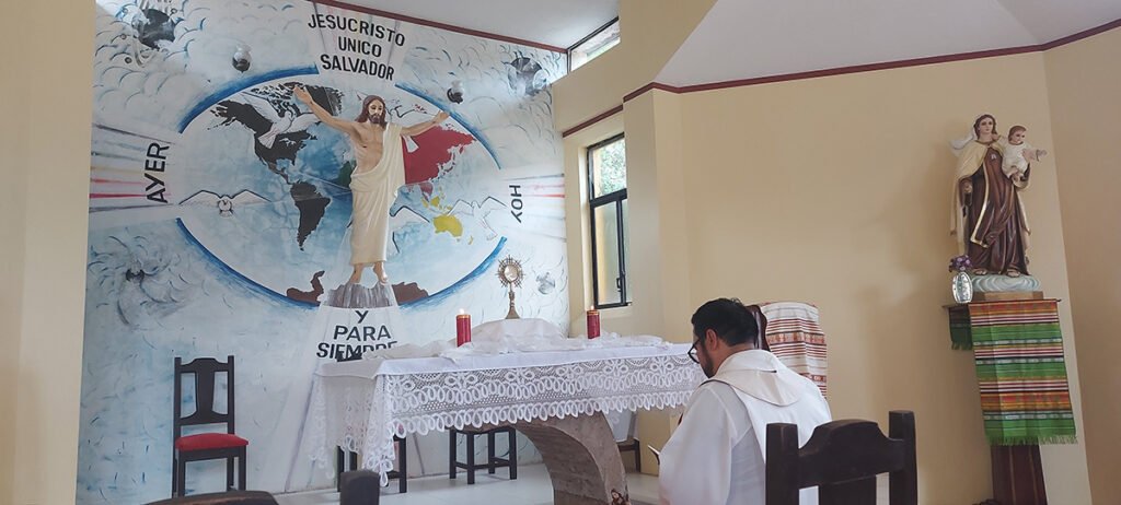 Momento di preghiera. Incontro annuale dei religiosi Cavanis della Regione Andina 2021.