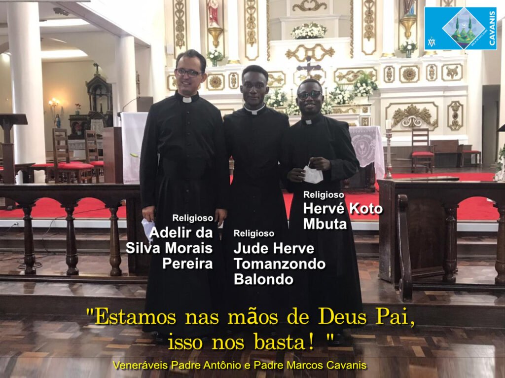 Santa Messa e Professione dei religiosi Cavanis: Adelir, Jude e Hervé.