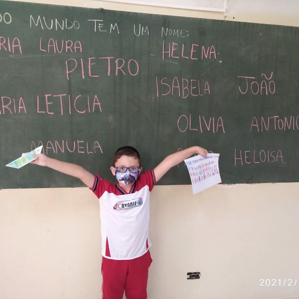 Il rientro a scuola è stato organizzato e autorizzata dal governo (in alcune parti del Brasile).