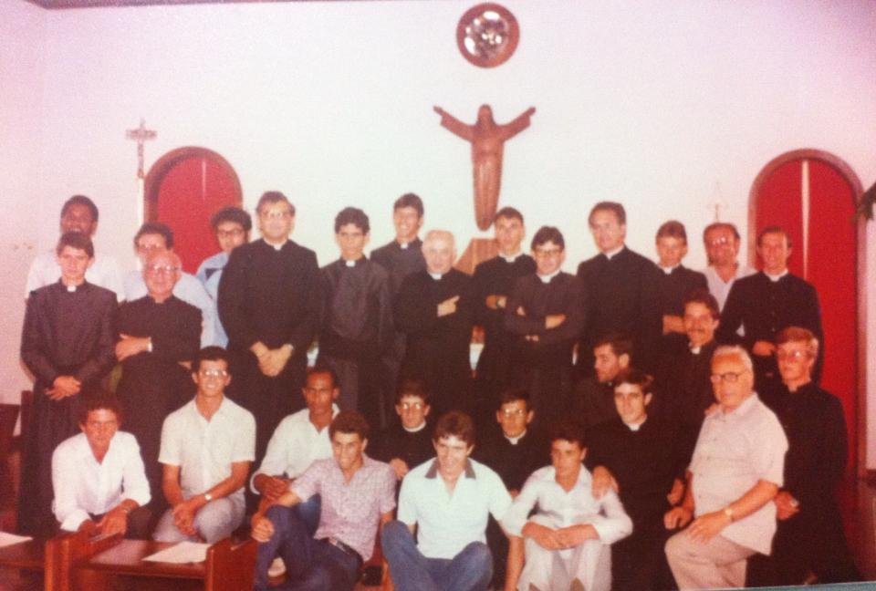 Fratel Aldo Menghi, CSCh e alcuni dei religiosi Cavanis, Brasile.