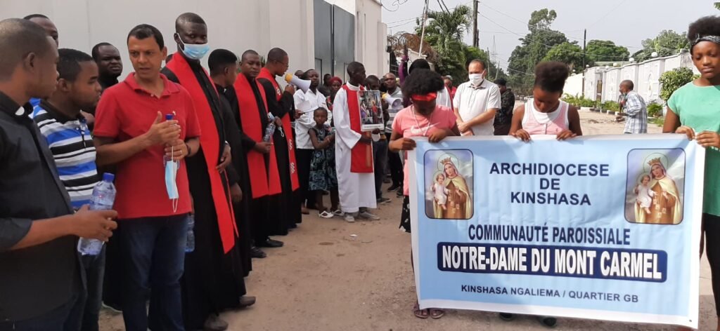 Comunità parrocchiale Notre Dame du Mont Carmel a Kinshasa, Repubblica Democratica del Congo.