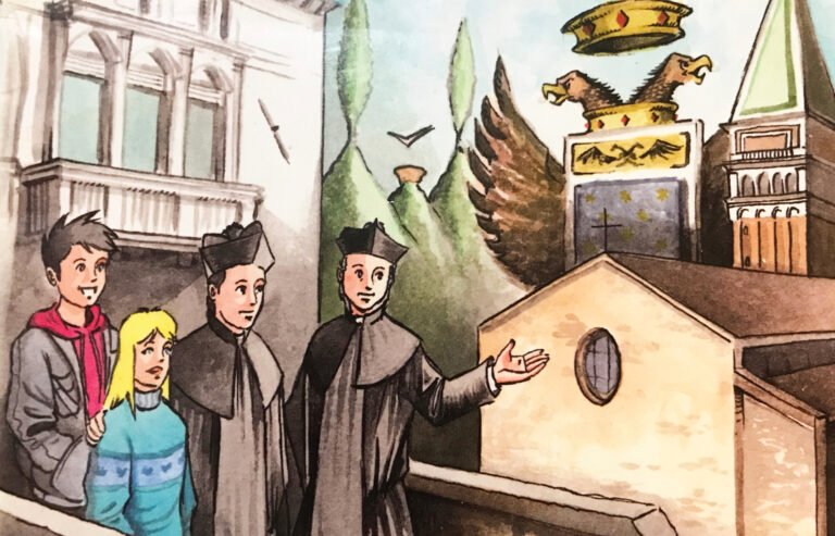 Disegni di Fabio Pavanini - Fondatori Cavanis.