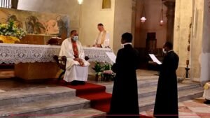 Professione di Fede e Giuramento di fedeltà di Jérémie Mundele Nain e Moïse Kibala Sakivuvu in vista della loro Ordinazione diaconale.