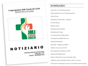 Copertina e Sommario. Notiziario ufficiale per gli atti di Curia.