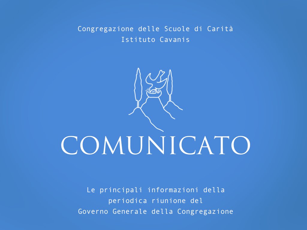 Istituto Cavanis – Comunicato