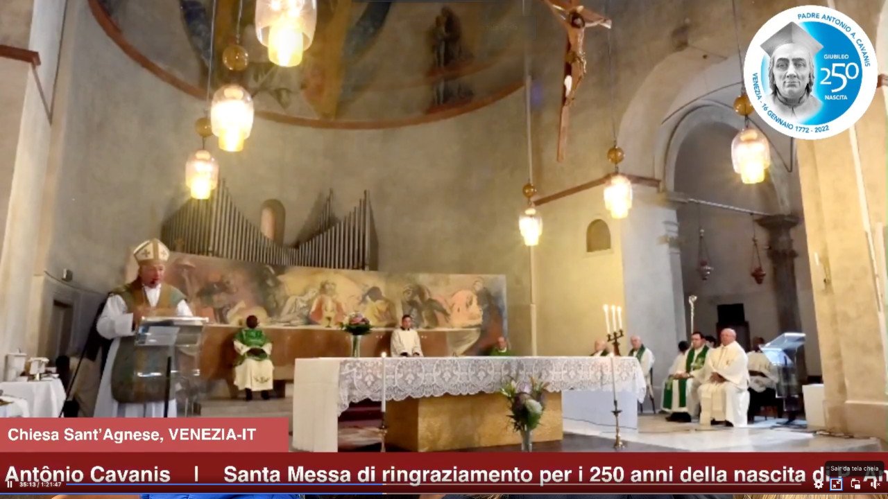 Santa Messa di ringraziamento per i 250 anni della nascita di P. Antonio Cavanis, con il Patriarca di Venezia Francesco Moraglia.