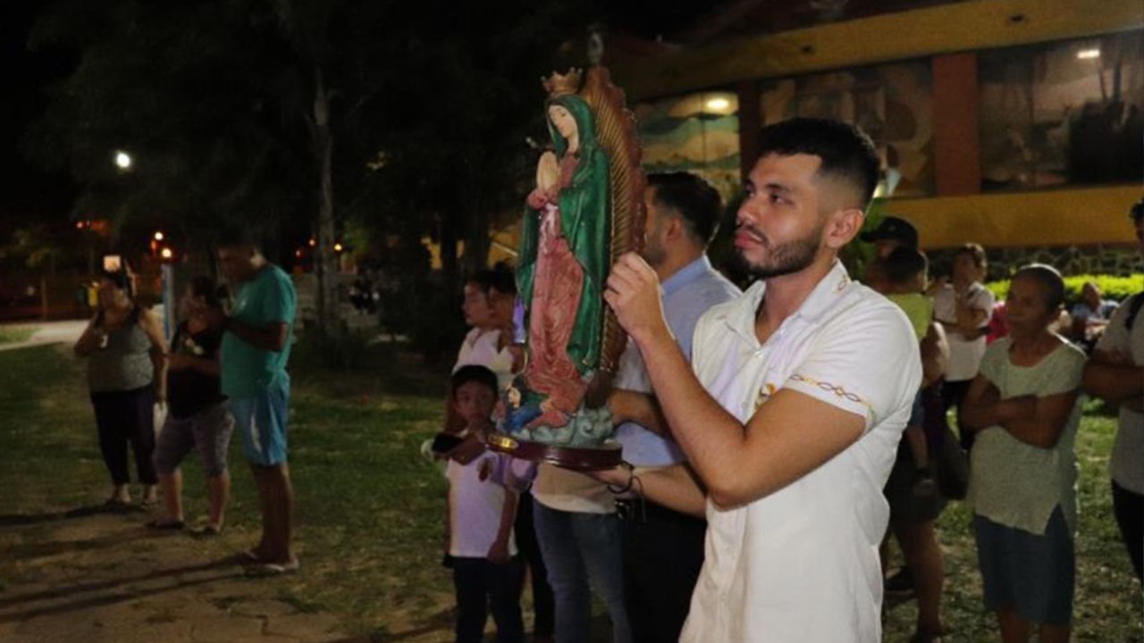 La comunità della Parrocchia Cristo Liberador, a Santa Cruz de La Sierra - Bolivia, ha celebrato la festa della patrona Nossa Senhora de Guadalupe.