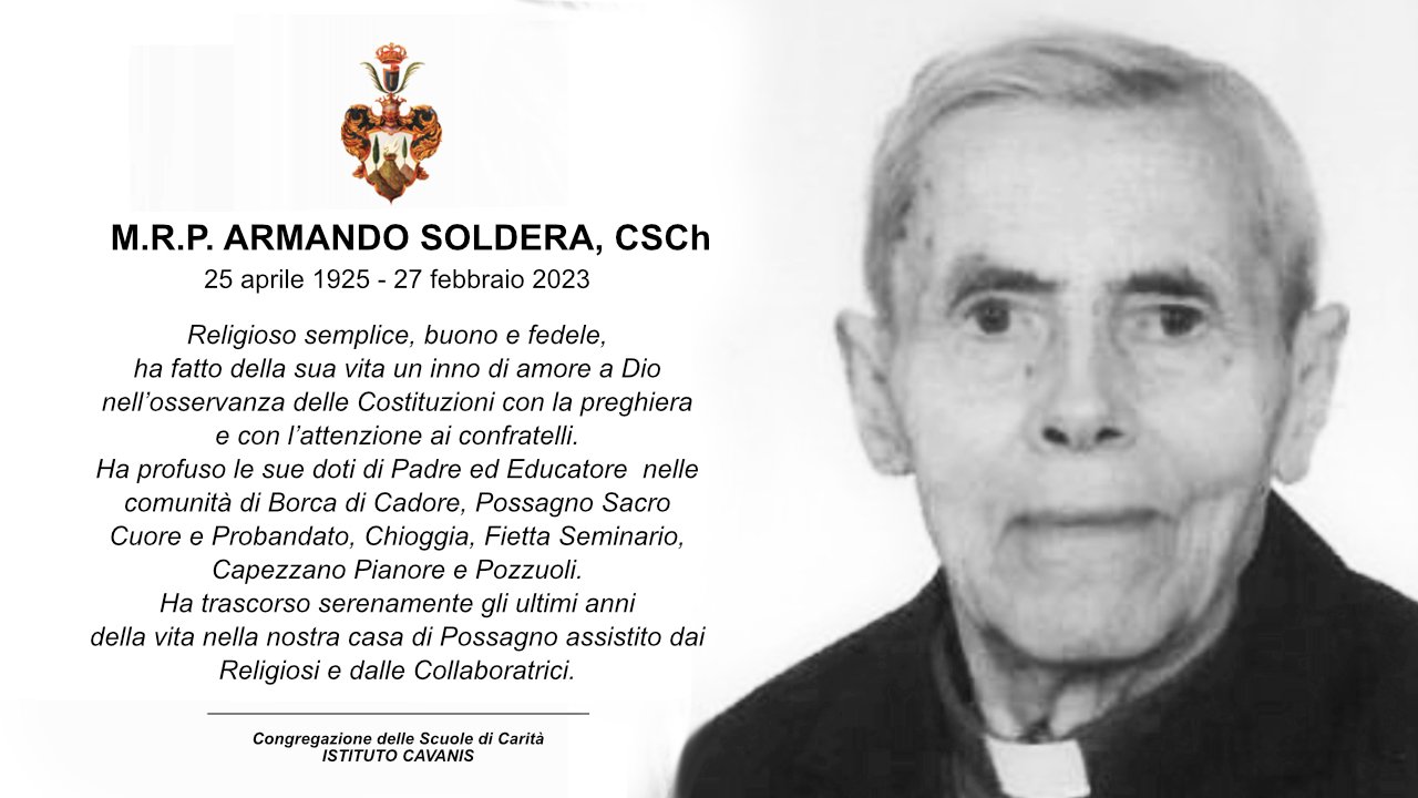 P. ARMANDO SOLDERA, CSCh