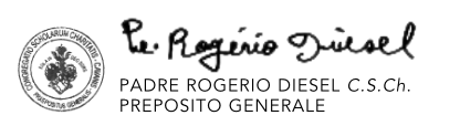 Assinatura preposito Generale Padre Rogerio Diesel